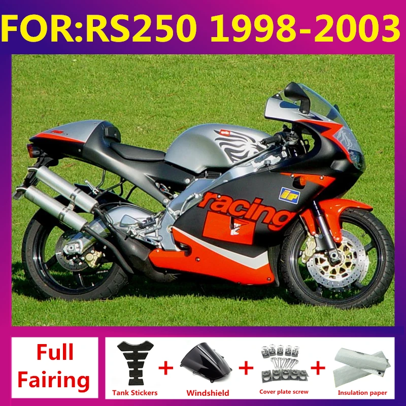 

Motorcycle Injection mold Fairing kit for Aprilia RS250 RS 250 1998-2003 99 00 full Fairings kits bodywork zxmt set red black