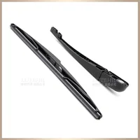 Wiper 14" Rear Wiper Blade & Arm Set Kit For Nissan Versa 2007 2008 2009 2010 2011 Windshield Windscreen Rear Window 2
