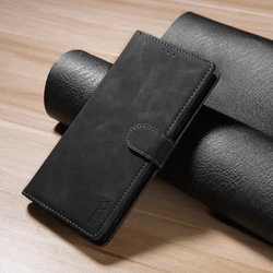 Leather Wallet Case with Card Holder & Magnetic Closure for Galaxy A14 5G (Black)