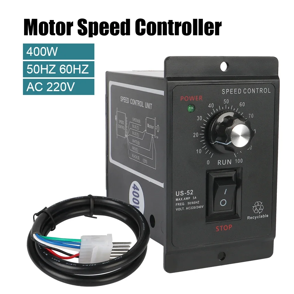 US-52 400W AC 220V 50/60Hz AC speed controller AC regulator