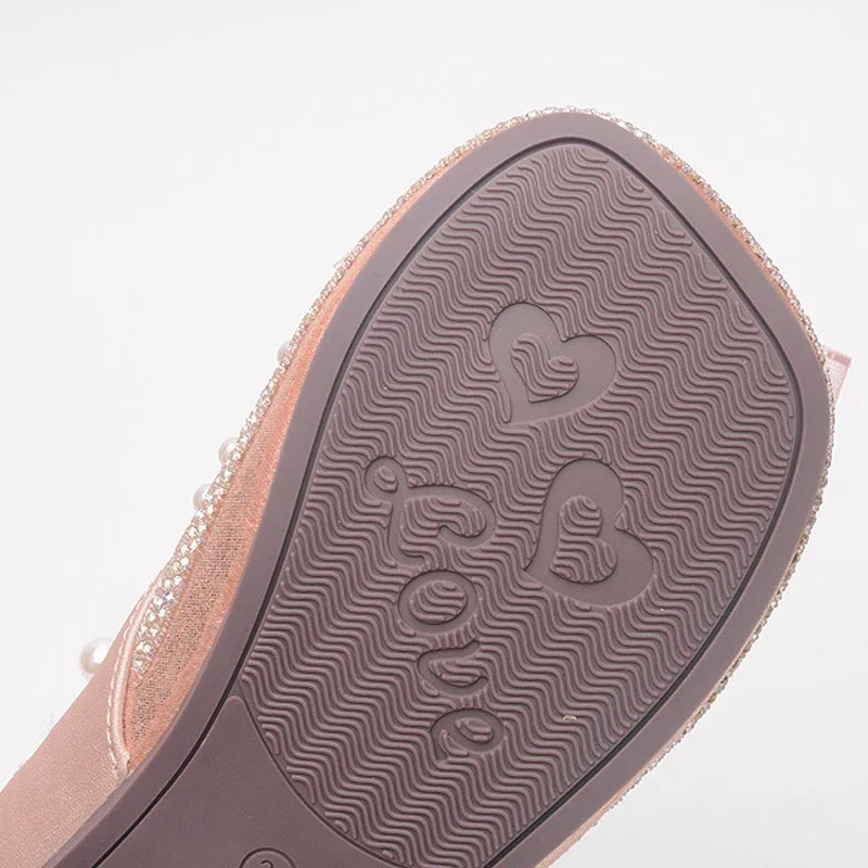 Girls Shoes for Eid Mubarek 2024 Princess Shoes for Girls Children's Flats Flower Girl Shoes for Wedding Birthday Show Eid Gifts - Image 4