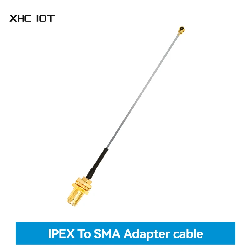 

5PCS IPEX to SMA Adapter Cable IPEX-3 Generation to SMA Male Thread Inner Hole RG0.8 Wire XHCIOT XC-IPX3-SK-10/15