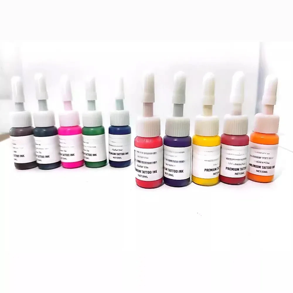 Tattoo ink pigment tattoo ink kit 5ml 10colors 1PC