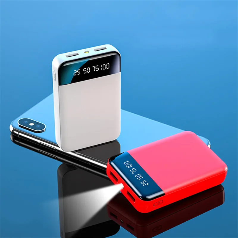 Hot 50000mAh Mini Power Bank Portable External Battery Digital Display Fast Charging Phone Charger for Xiaomi Samsung IPhone best powerbanks