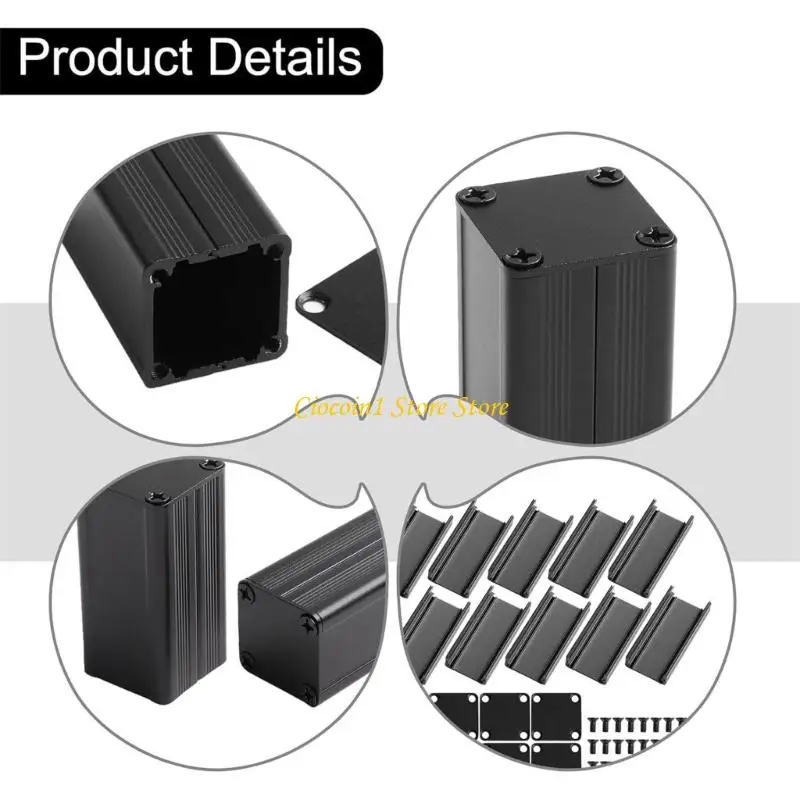 전자 회로 기판 보호 안전 및 냉각 응용 프로그램을 위한 A3PC 5pcs DIY 전원 공급 장치 프로젝트 인클로저