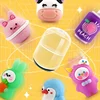 Child Cartoon Twisted Egg Machine Doll Clip-doll Machine Mini Doll Catching Machine DIY Odd Egg Blind Box Toy Christmas Gift 6