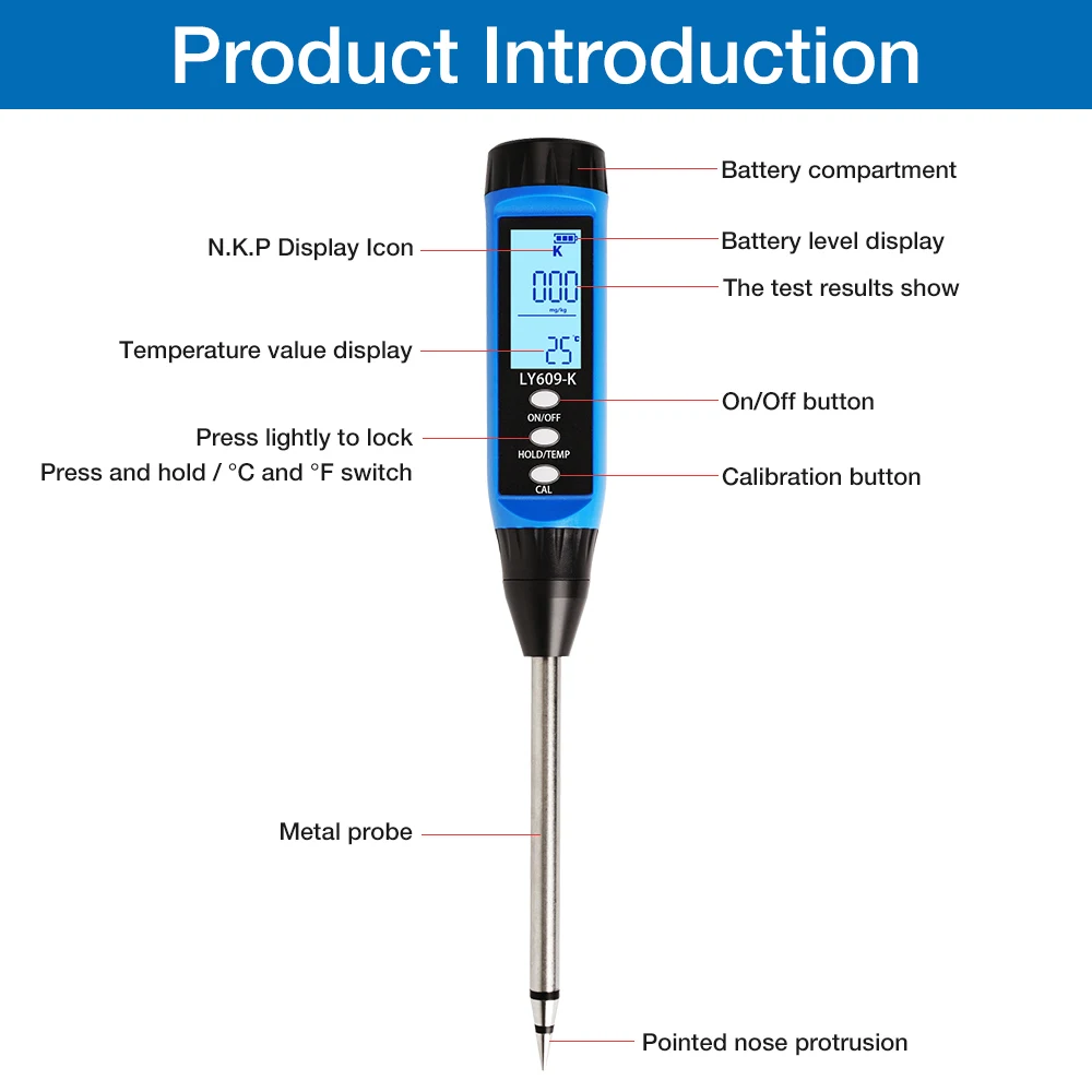 LY607 Soil Analyzer Meter for Greenhouse