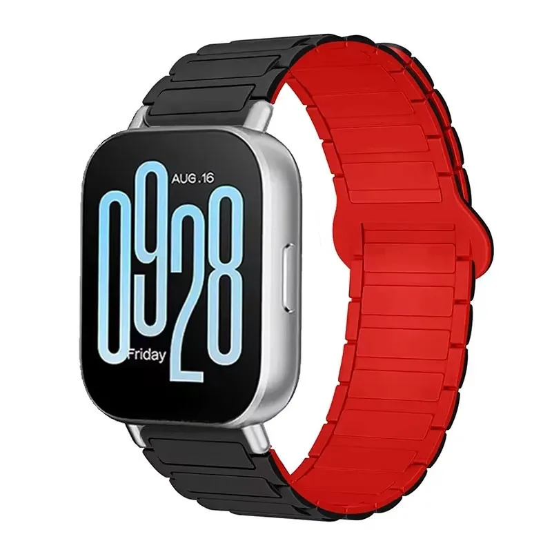 Magnetic Silicone Loop Strap Wristband, 22mm
