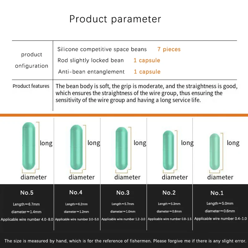 Рисунок 2 - Поплавок для рыбалки 7 + 2 прозрачных