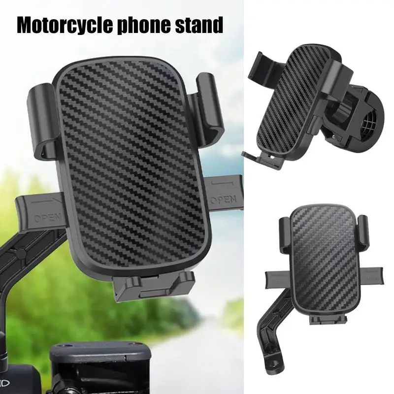 Yoke 30 Nut Cap Motorbike Mount & Strong Grip Holder for Samsung Mobile Phones (sku 58324)