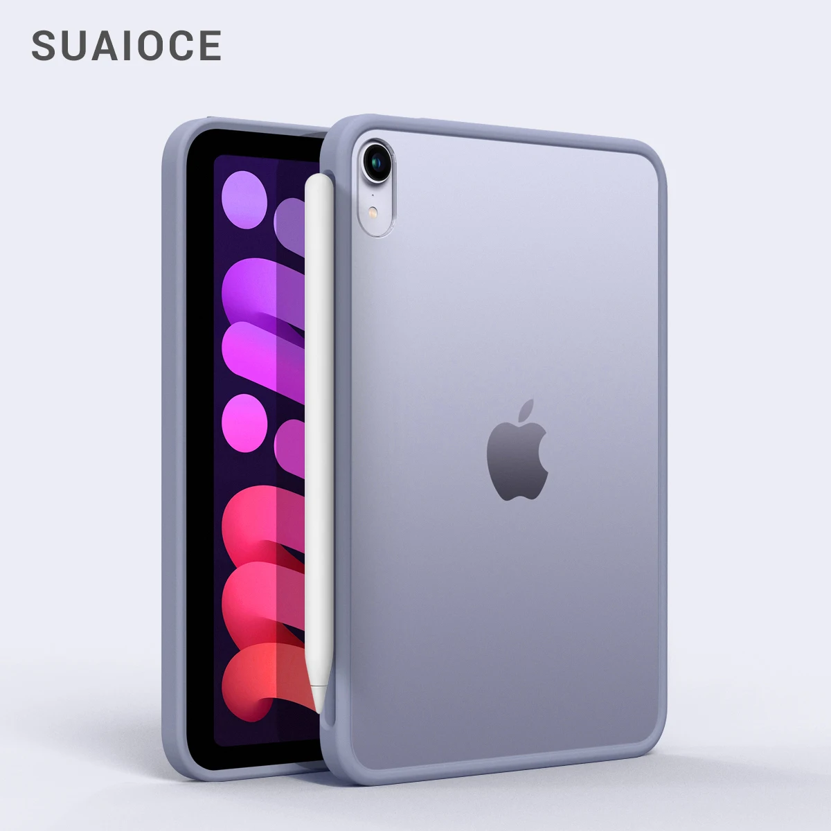 SUAIOCE New Matte For iPad mini 6 Case 2021 TPU Hard Back Cover for 6th 8.3inch Transparent Shockproof Protective |