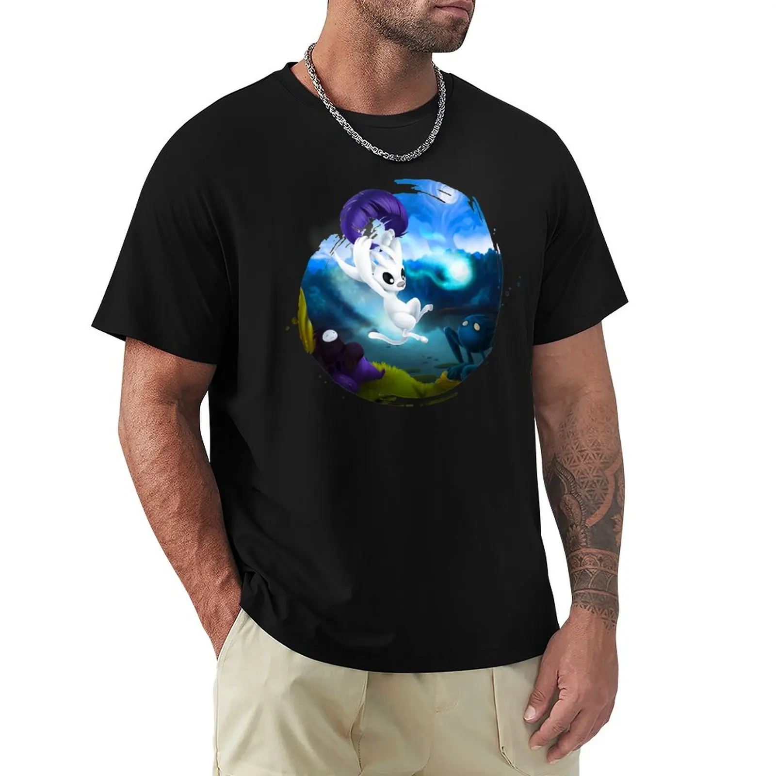 Ori E The Blind Forest - Fly Ori E The Will Of The Wifs Game T-Shirt Kawaii Clothes Sweat Blanks Abbigliamento Da Uomo