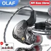 OLAF 3.5mm Jack Wired Headphones HiFi Bass Stereo Gaming Earphone Handsfree Noise Cancelling Earbuds In-ear Headset With Mic 1