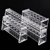 6/12/24 Holes 10/25/50/100ml Single Double Row Storage Organic Glass PMMA Laboratory Colorimetric Tube Pipe Rack Holder 1