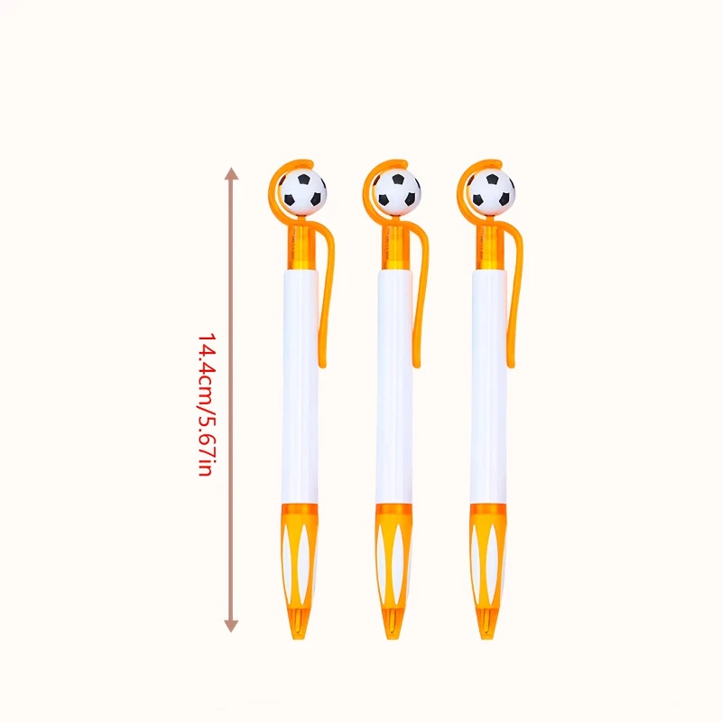 5개입, 랜덤 색상, 창의적인 회전 축구공 볼펜, 검정 잉크, 부드러운 필기감, 재미있는 젤 펜, 서명용 펜, 글쓰기, 사무 업무, 서명 문서 작성에 적합한 펜, 문구류, 필기 및 글쓰기에 적합, 사무실 및