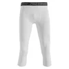 Men's Compression Pants Tights Shorts Running Gym Sport Fitness Quick Dry Fit Leggings Workout White Black Basketball Leggings 1