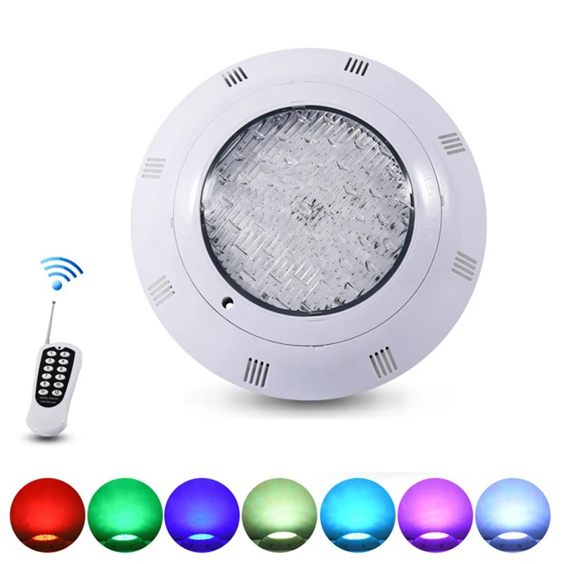 

35W Swimming Pool Light RGB LED Pool Light With Remote Controller RGB Multi Color Outdoor LED Underwater IP68 Waterproof Lamp