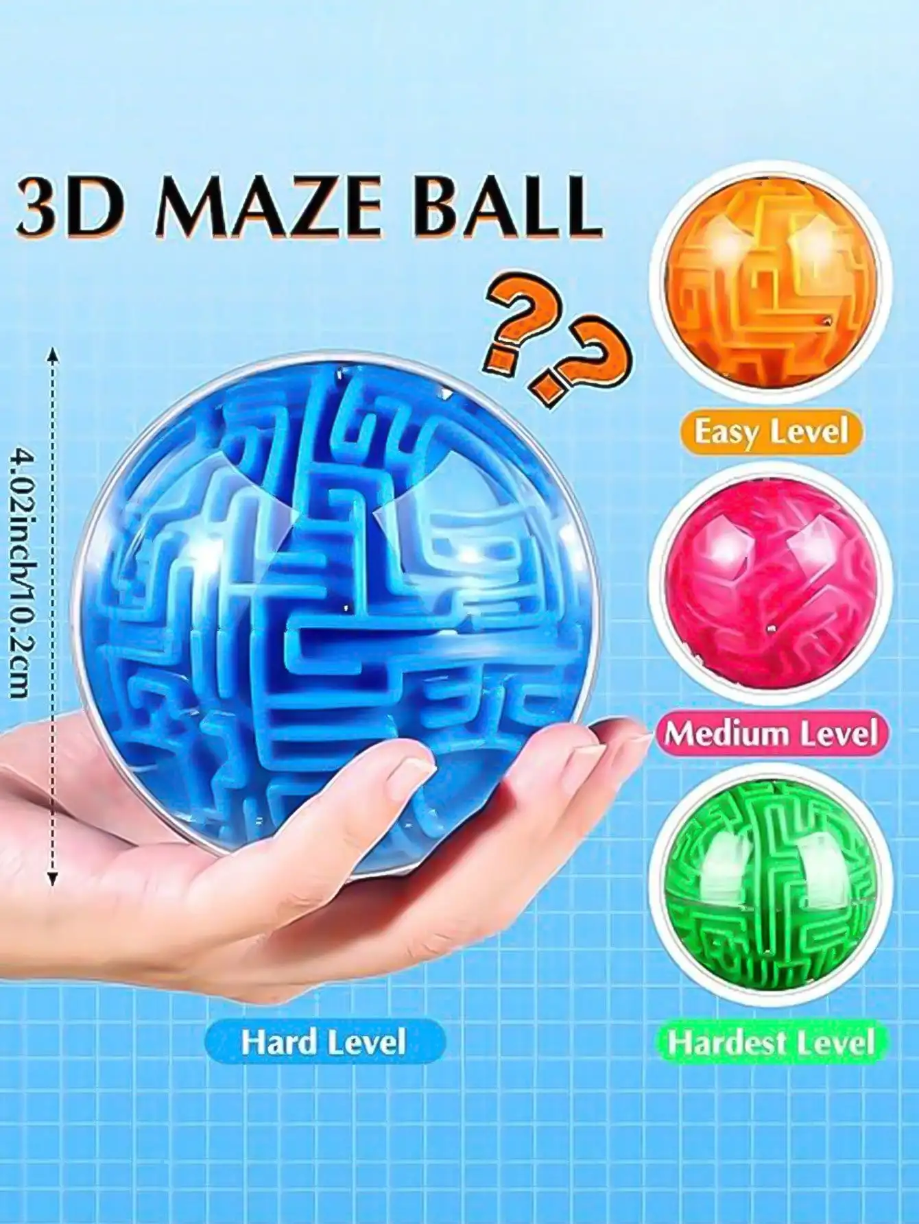 Puzzle walk bead maze ball toys 1 PC exercise thinking and reaction ability interaction game for teenagers boys and girls gift