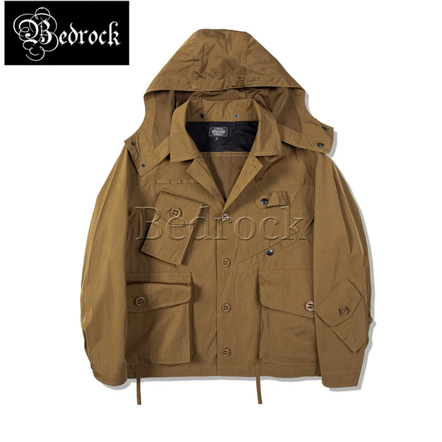Fishing Jacket For Men Outdoor Fish Jacket Detachable Hooded Tear Resistant  Waterproof Military Style Mountain Jacket