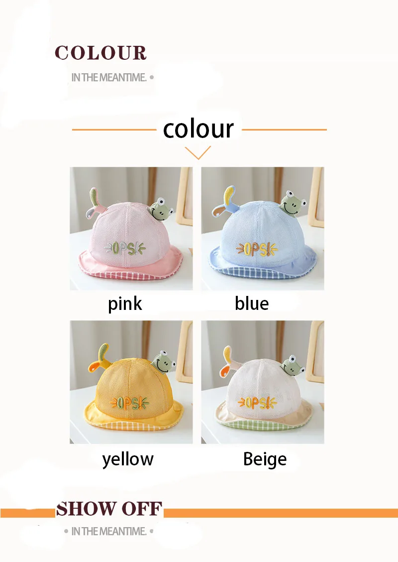 Personalisierte Name Atmungsaktive Kappe Benutzerdefinierte Eimer Neugeborenen Baby Sonne Frosch Fischer Panama Hut kinder_voghion.com