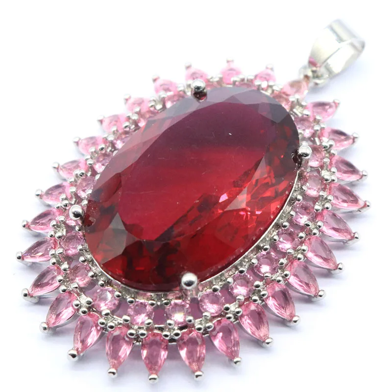 Big Heavy Gemstone Pendant com Eye Catching,