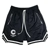 Basketball Capsule Corp Print Shorts Male Casual Mesh Fitness Short Trousers Breathable Five Points Pant Running Clothing 1