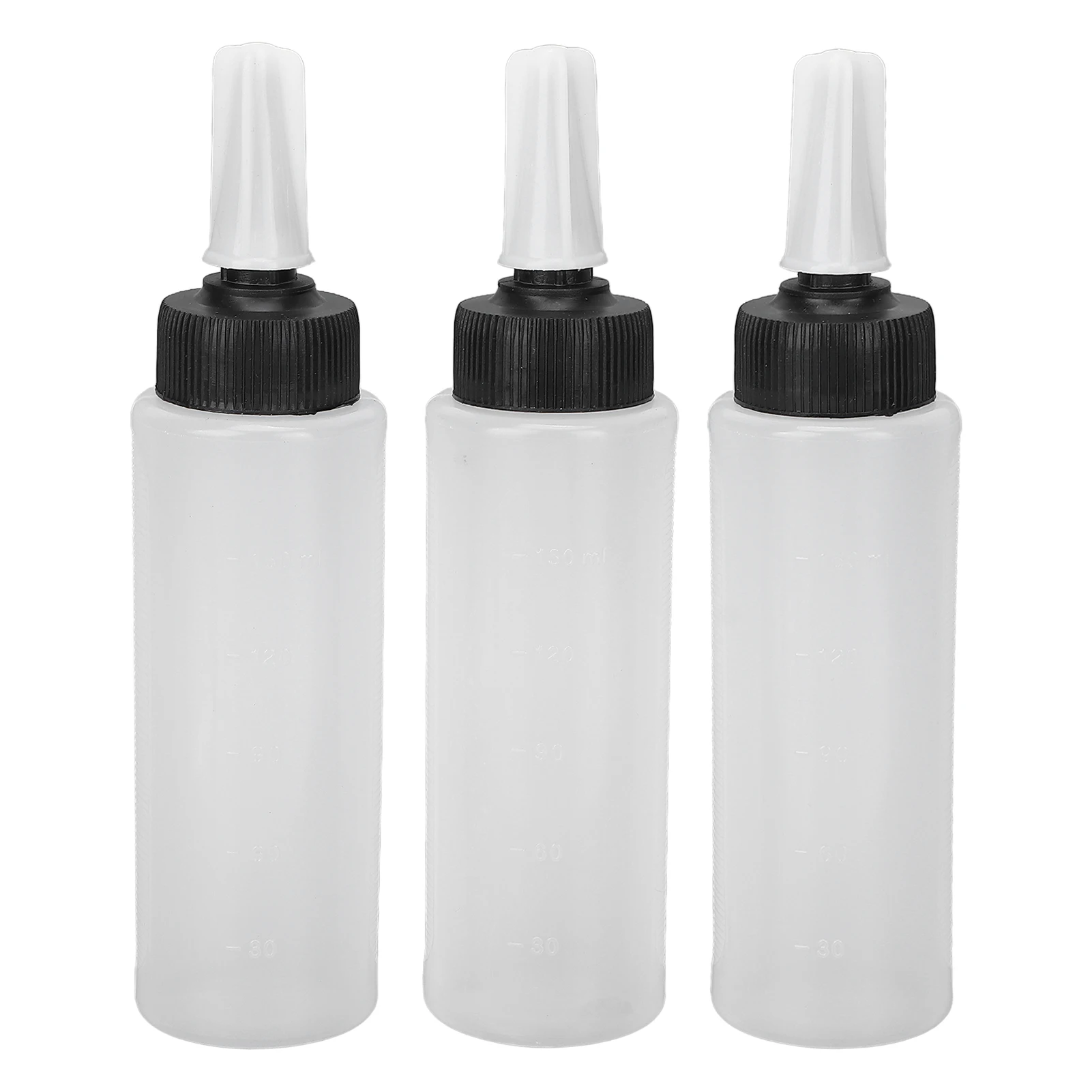 Empty Shampoo Applicator Bottle 3pcs Salon Hair Care Accessories Tool Hair Cleaning Bottles Dry Washing Pot Cleaning