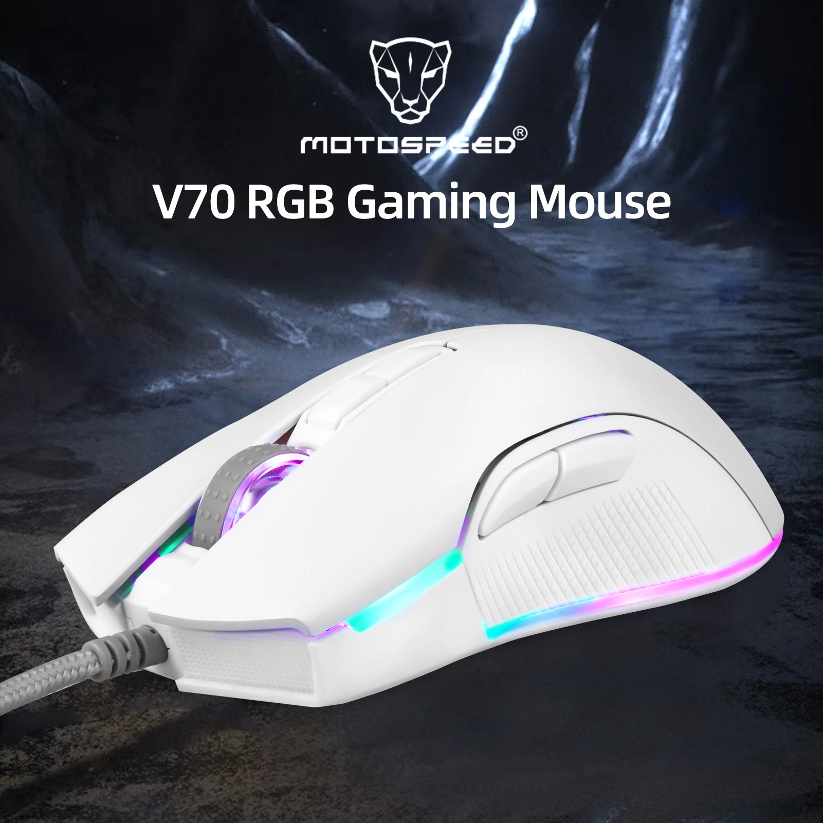 1 Pcs USB Wired Gaming Mouse for PC Laptop Computer 6 Buttons Mice Fashion  Cool Black RGB Backlit Mouse Precision 6400 DPI - AliExpress