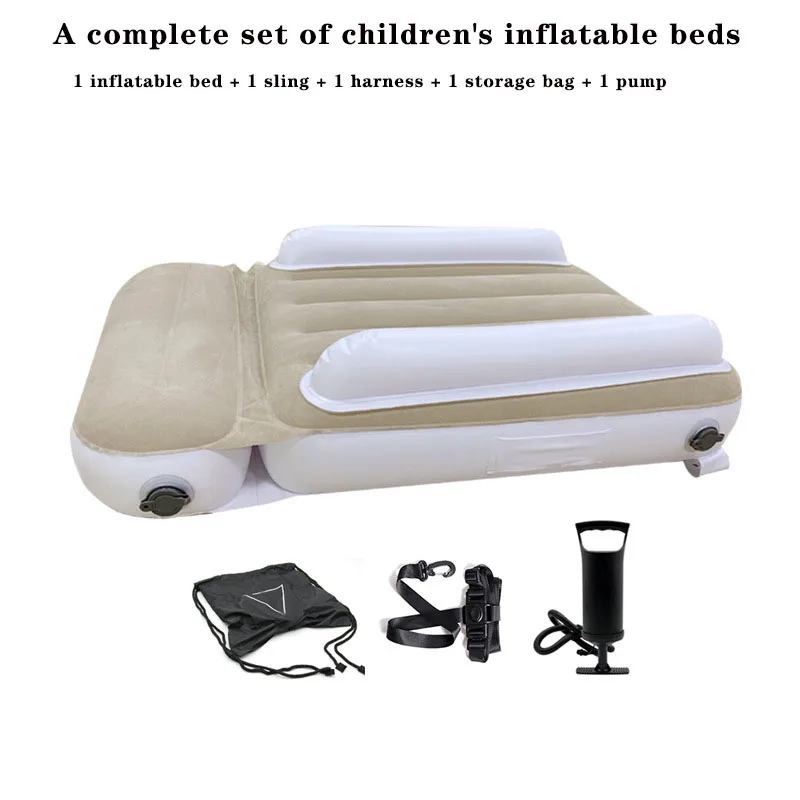 New Product Car PVC Flocking Portable Airplane Train Bus Outdoor Inflatable Bed Station Wagon Rear Seat