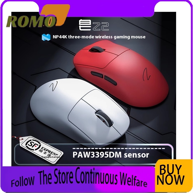 Z2 4K wireless Bluetooth  gaming mouse original phase 3395 with hot swappable micro switch base e-sports office