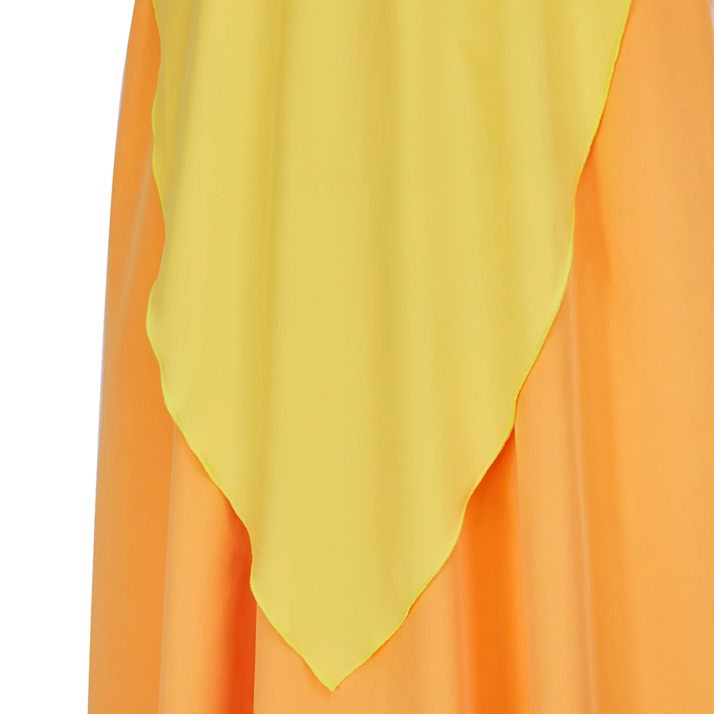 Beauty and the Beast: Belle | Red/ Yellow / Green Cosplay Costume 49 Disney Beauty and the Beast Bimbettes Cosplay Costume for Women (Unofficial)