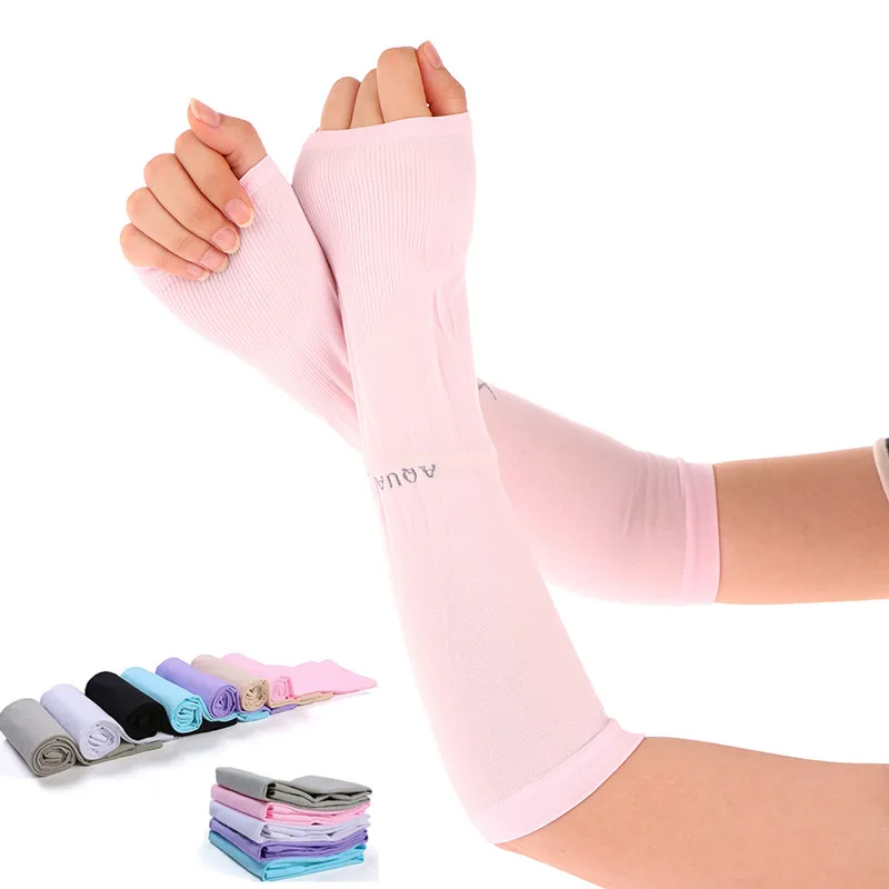 

Перчатки прямые из вискозы для мужчин и женщин, защита от солнца и ультрафиолета, Нескользящие, для верховой езды, 1 пара, летние