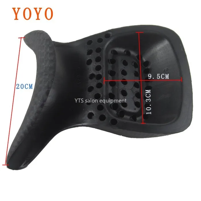 high quality PVC material pillow shampoo bed ceramic sink shampoo unit basin neck rest