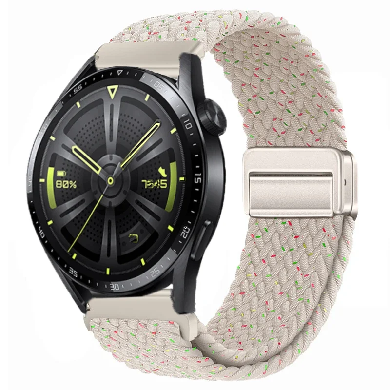 Nylon Braided Watch Strap - Durable Fabric Bracelet Wristband