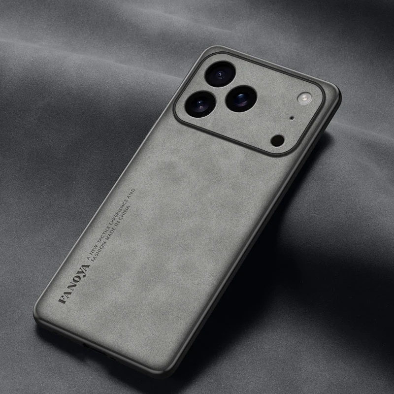 Luxury Sheepskin PU Leather Phone Case with Protective Stand Back Cover