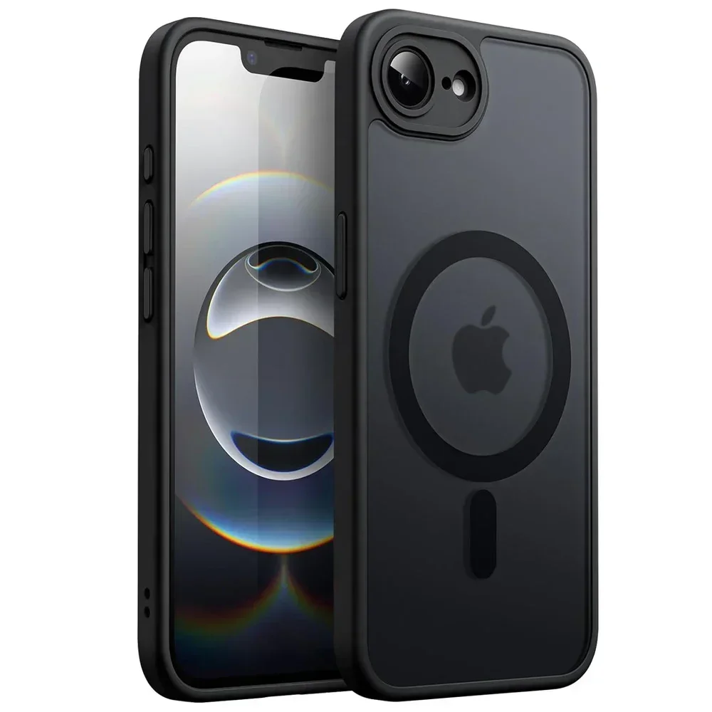 Luxury Matte Translucent Magnetic Shockproof Cover For Iphone 17 Pro Max 16 15 14 13 12 Pro Max Plus 17 Air 16e Case 2