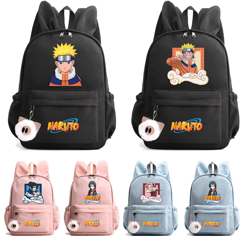 

Anime Naruto Back To School Backpack Travel Backpack for Teen Bags Boys Girls Rucksack Student Schoolbag Men Women Leisure Usb