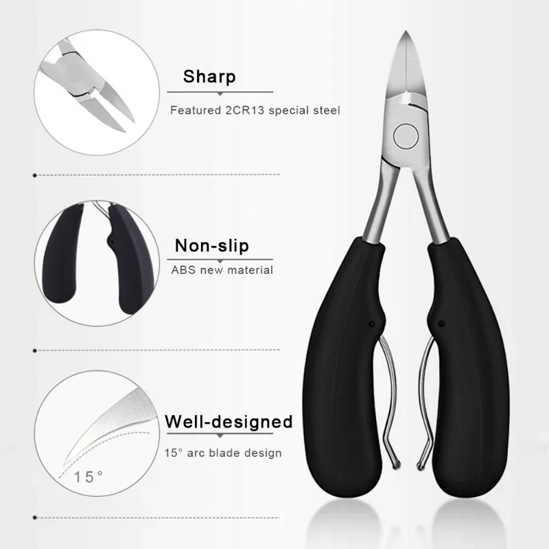 Eagle Beak Toenail Clippers Ingrown Correction Paronychia Improvement Dead Skin Dirt Remover Podiatry Pedicure Trimmer