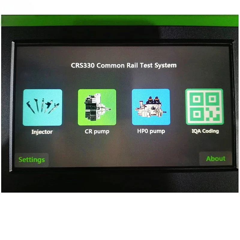 

CRS330 Common Rail Injector Tester, Pump HP0 Driver with Operation Screen