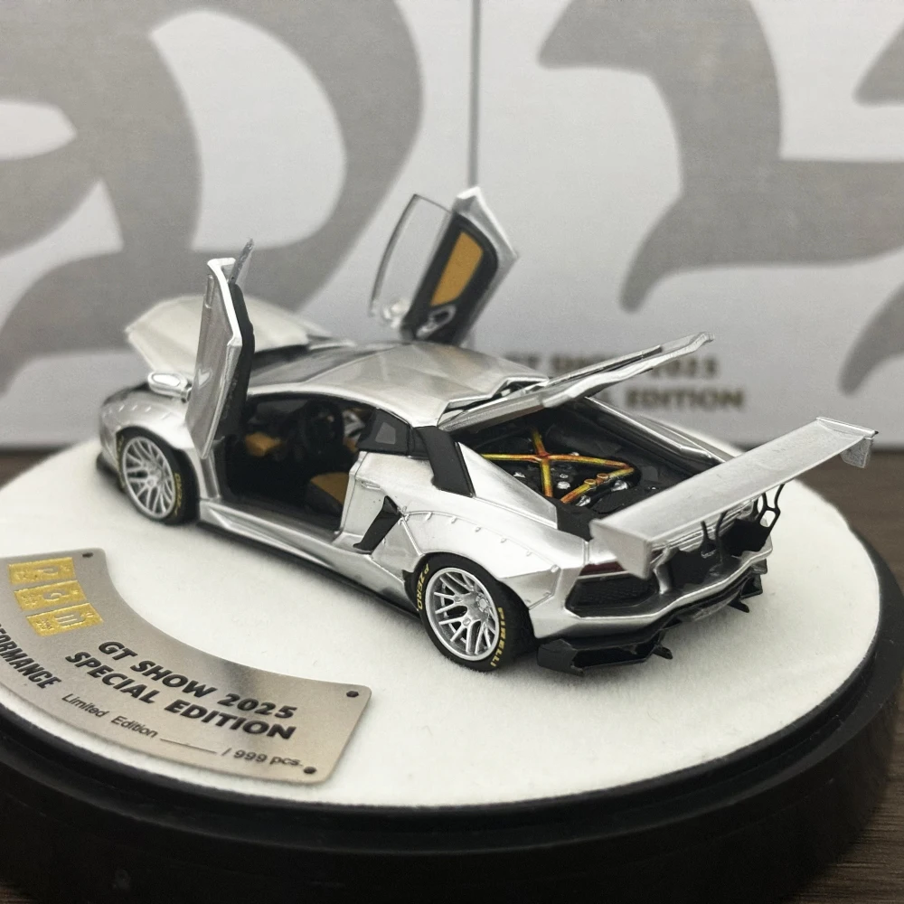 LBWK ランボルギーニ700 ［GT ショー 999限定品］1/64 PGM PGM 1/64 LBWK 700 GT show Limited Edition Silver Bull