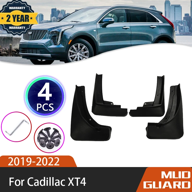 

4 Piece Set Of Car Fender For Cadillac XT4 2019 2020 2021 2022 Fender Splash Fender Automobile Trim Panel Car Accessories