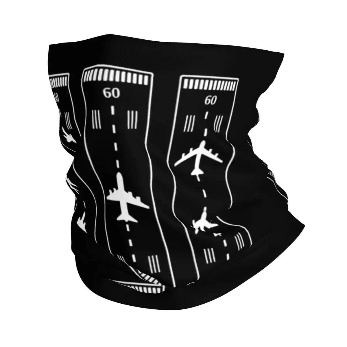 

Зимняя подиумная головная повязка для контроллера дорожного движения в аэропорту, обогреватель шеи, шарф-труба, Авиатор, Авиатор, бандана для лица, гетры