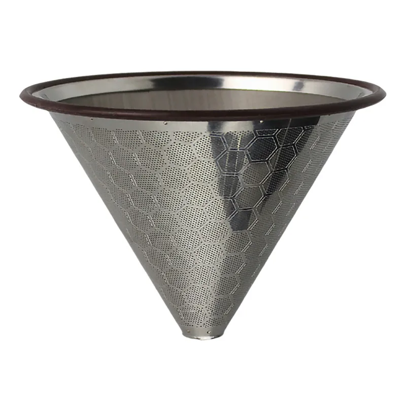 NUOVO Filtro per Caffè in Acciaio Inox 600 Mesh, 1-3 Tazze, per Caffè a Goccia, Macchina da Caffè Manuale, Strumenti per Caffè e Tè da Campeggio  15