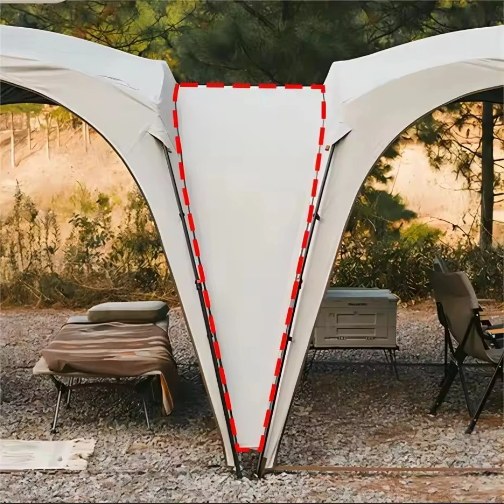 Camping Tents, Tent Door Curtains, Tent Floor Coverings, Connecting Pieces Between Tents, Camping Shelter Accessories