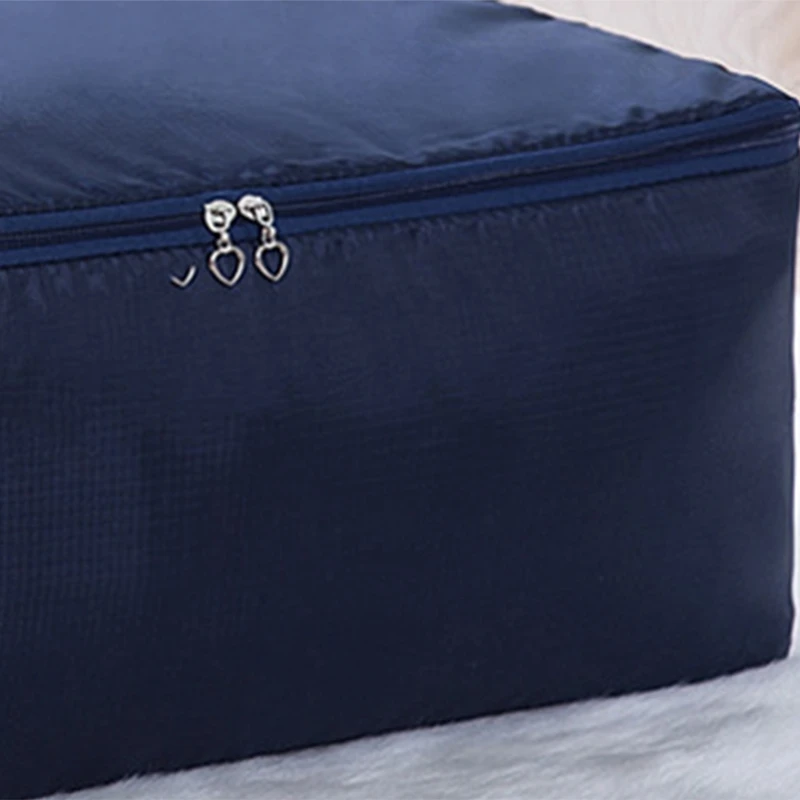 YWDZ-Comforter Storage Bags Containers,Pillow Beddings/Blanket Clothes Organizer Storage Containers With Zippers,Breathable And