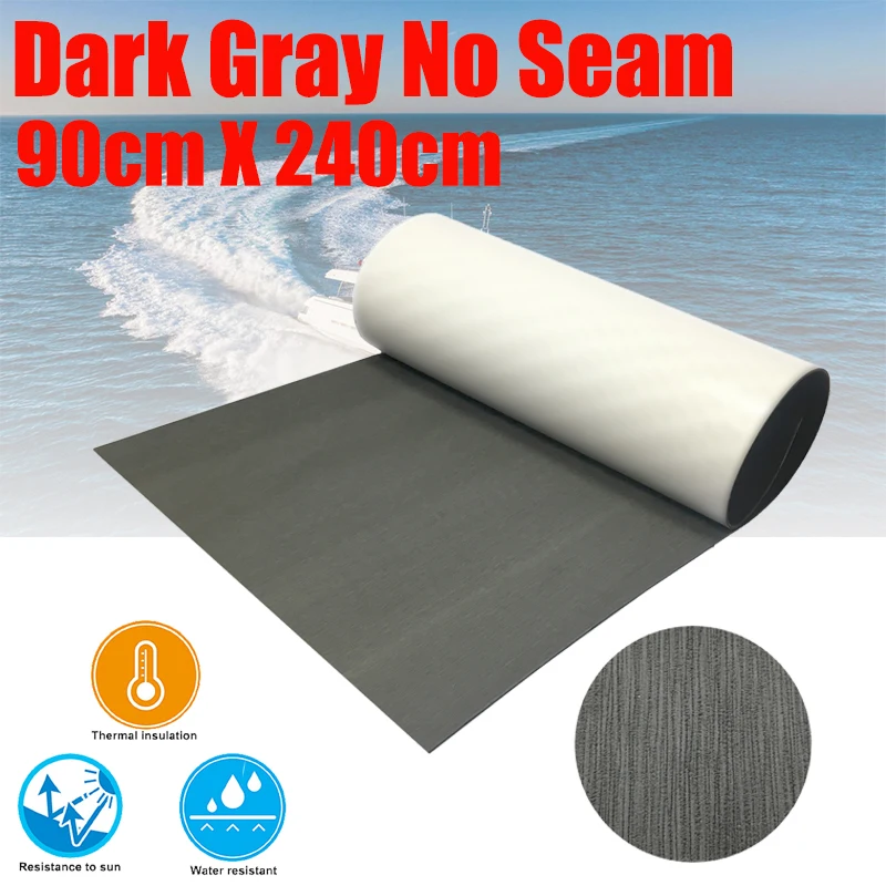 Boat Flooring EVA Foam Decking Sheet Faux Teak Marine Mat Marine Carpet Cooler Tops Seating Non-Slip Self-Adhesive Flooring Mate