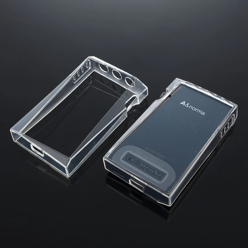 Soft TPU Protective Case Cover for iRiver A&norma SR25 MKII With Front and Back Tempered Glass Screen Protector 