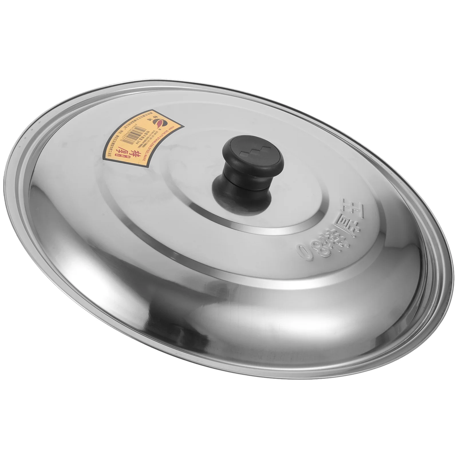 

Stainless Steel Pan Lid Universal Lid 35Cm Cover Frying Pan Cookware Lids Cooking Dome Glass Pot Wok