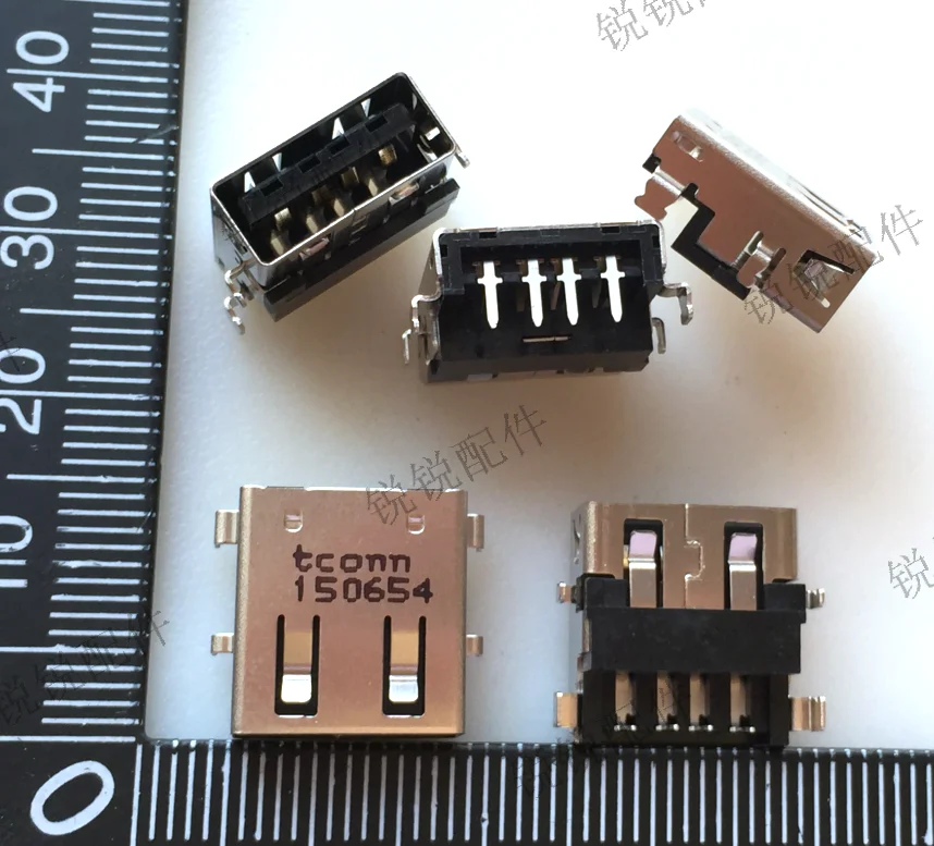 

Free shipping For Lenovo ASUS laptop USB2.0 interface female 4PIN sunken board USB socket connector