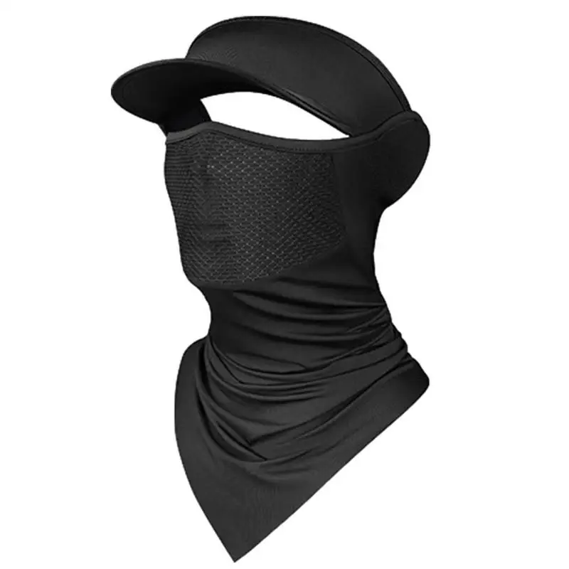 

Face Cover Scarf Earloop Cold Feeling Neck Gaiter Sunscreen Face Veil With Cold Feeling Lightweight 360-Degree Sun Protection